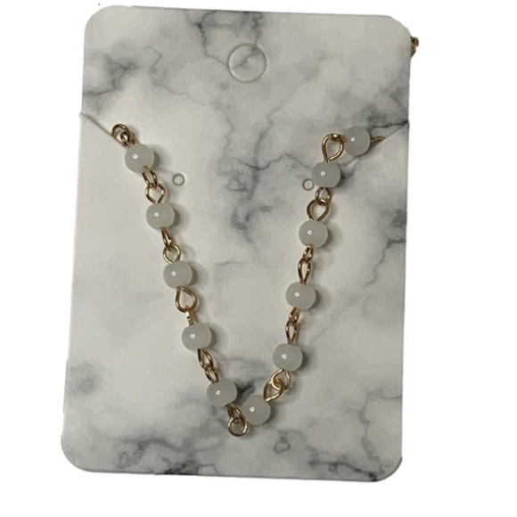 Gold pearl necklace - Picture 1 of 5